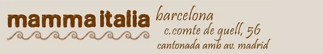 Pizzeria Mamma Italia — Barcelona, c. Comte de Güell 56, cantonada amb av. Madrid