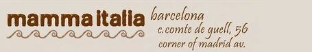 Pizzeria Mamma Italia — Barcelona, c. Comte de Güell 56, corner of Madrid av.
