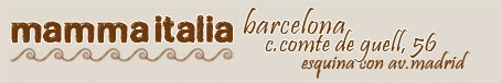 Pizzeria Mamma Italia — Barcelona, c. Comte de Güell 56, esquina con av. Madrid